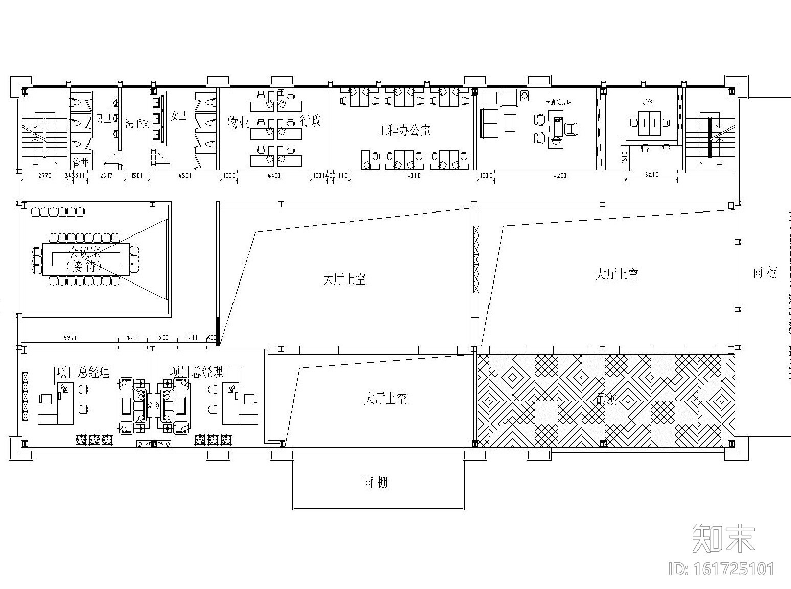 [江苏]淮安水沐明悦府销售中心装修施工图+效果图+软装表...cad施工图下载【ID:161725101】