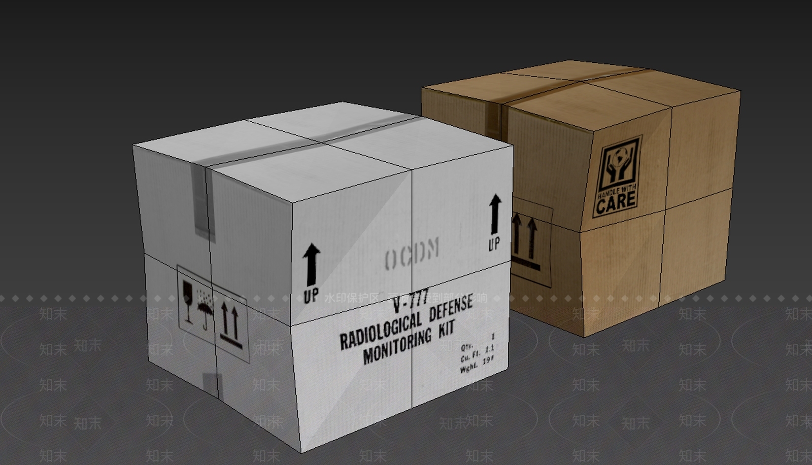 箱子3D模型下载【ID:167724176】