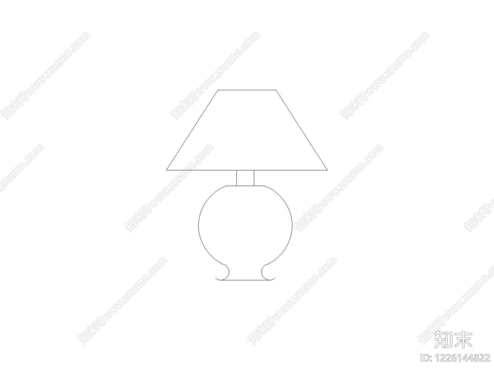 灯具图块cad施工图下载【ID:1226144822】