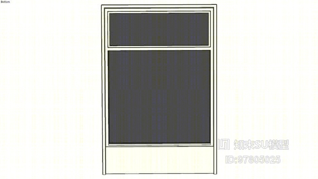 平开窗SU模型下载【ID:919328262】