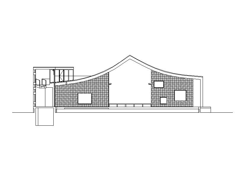 [南京]王澍三合宅建筑施工图cad施工图下载【ID:160730126】