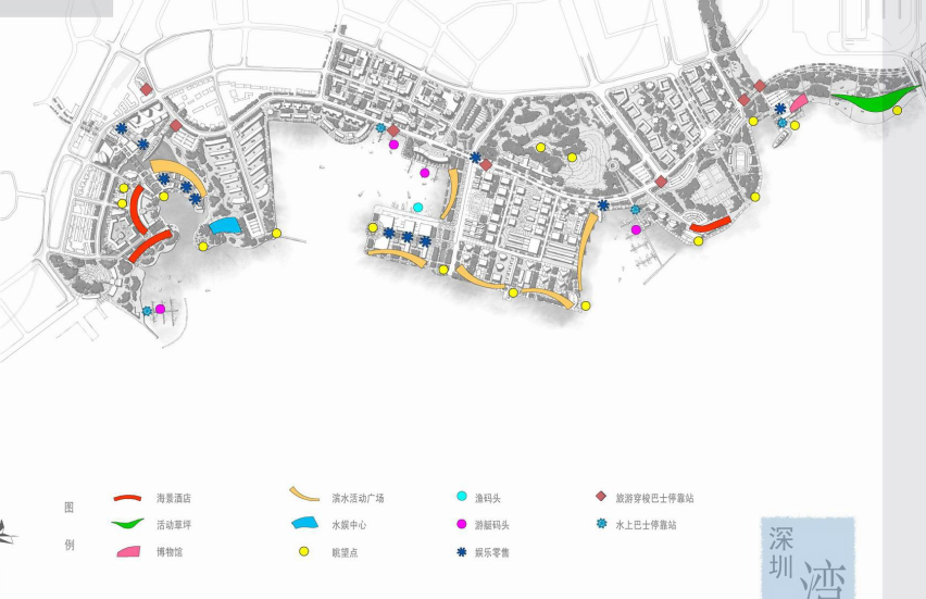 [广东]深圳湾滨海休闲带概念性景观设计文本（游乐园酒吧...cad施工图下载【ID:161015130】
