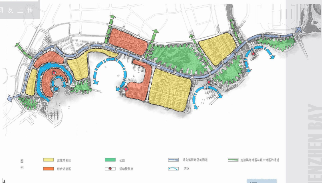 [广东]深圳湾滨海休闲带概念性景观设计文本（游乐园酒吧...cad施工图下载【ID:161015130】