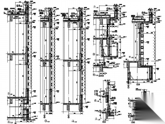 [湖北]8层现代风格大学图书馆建筑设计施工图（画图精细...cad施工图下载【ID:165609115】