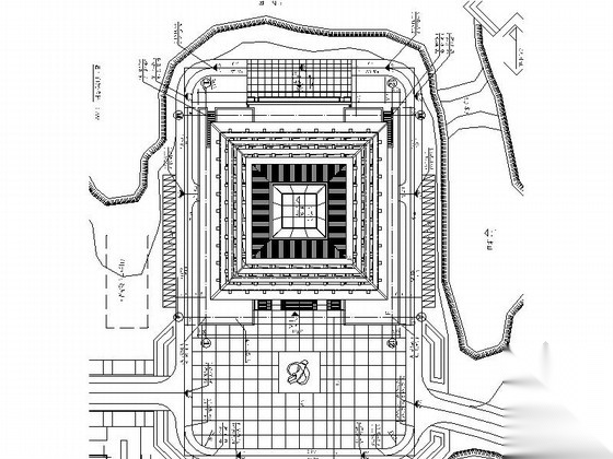 [湖北]8层现代风格大学图书馆建筑设计施工图（画图精细...cad施工图下载【ID:165609115】