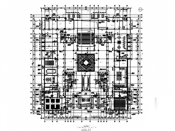 [湖北]8层现代风格大学图书馆建筑设计施工图（画图精细...cad施工图下载【ID:165609115】