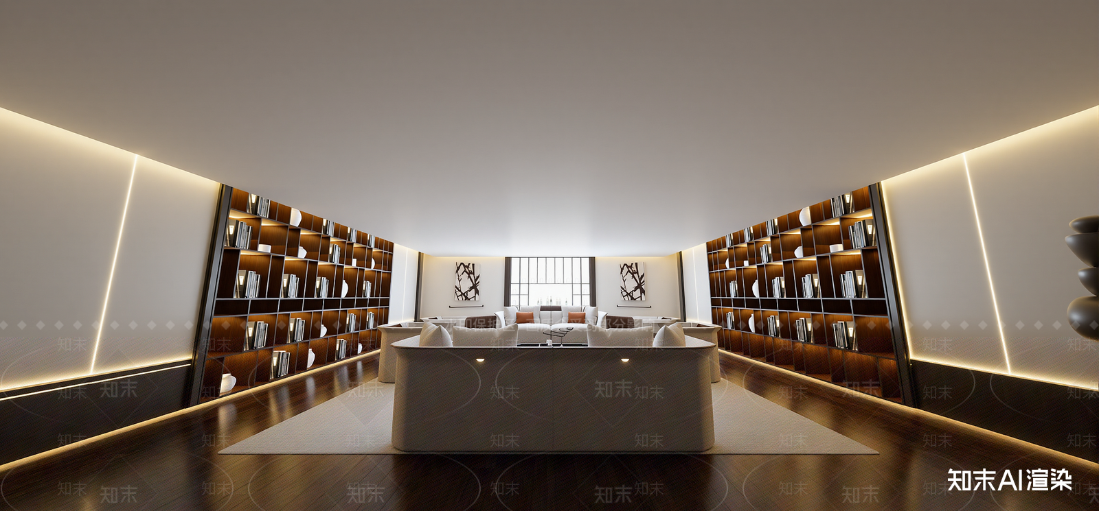 现代酒店大堂SU模型下载【ID:1215198449】