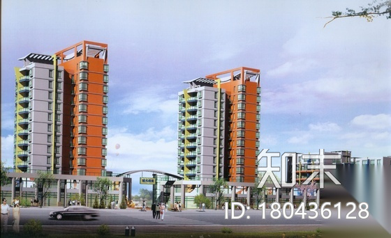 [苏州]某十一层底商住宅楼建筑施工图（带效果图）cad施工图下载【ID:180436128】