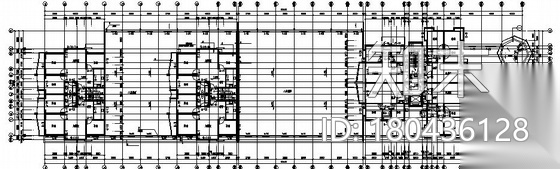 [苏州]某十一层底商住宅楼建筑施工图（带效果图）cad施工图下载【ID:180436128】