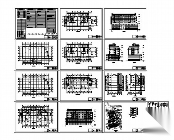 [苏州]某六层沿街商住楼建筑扩初图（内附现场照片及建造...cad施工图下载【ID:167356104】