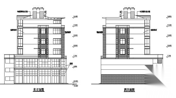 [苏州]某六层沿街商住楼建筑扩初图（内附现场照片及建造...cad施工图下载【ID:167356104】