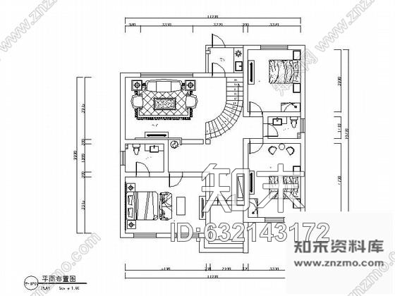 施工图武汉先进现代电子科技公司职工公寓装修图cad施工图下载【ID:632143172】