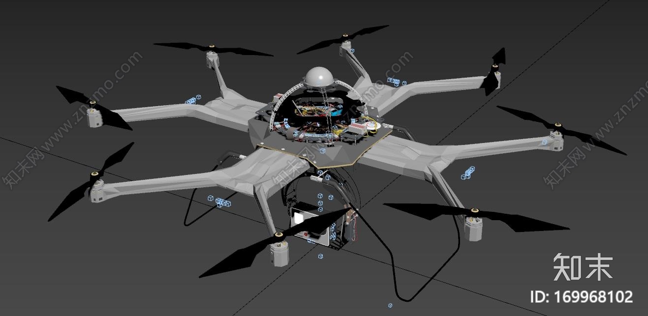 民用无人机CG模型下载【ID:169968102】