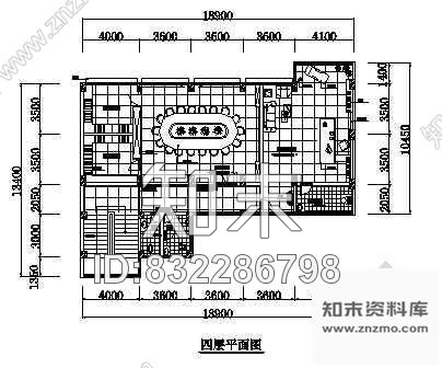 图块/节点某办公楼平面布置图施工图下载【ID:832286798】