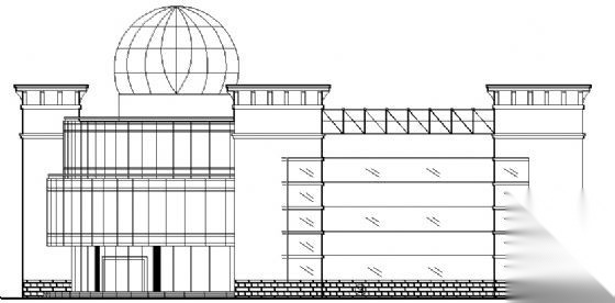 某四层青少年宫建筑方案图施工图下载【ID:166448140】