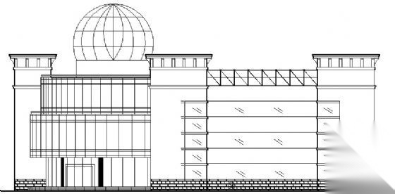 某四层青少年宫建筑方案图施工图下载【ID:151596183】