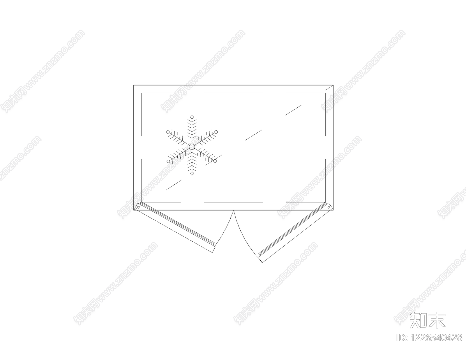 背景墙cad施工图下载【ID:1226540428】