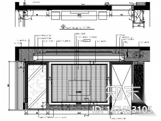 三室两厅精装样板房施工图（含实景）cad施工图下载【ID:167453105】