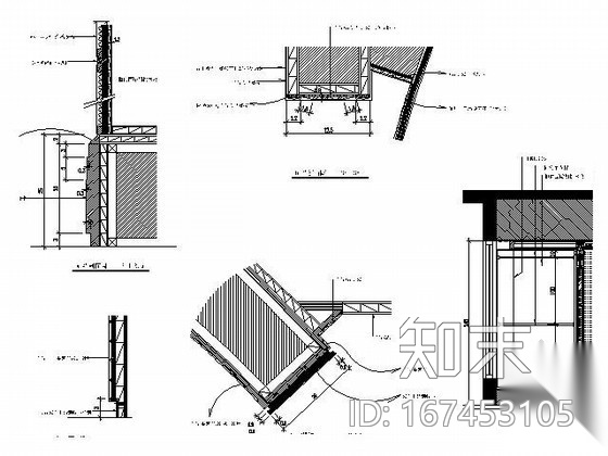 三室两厅精装样板房施工图（含实景）cad施工图下载【ID:167453105】