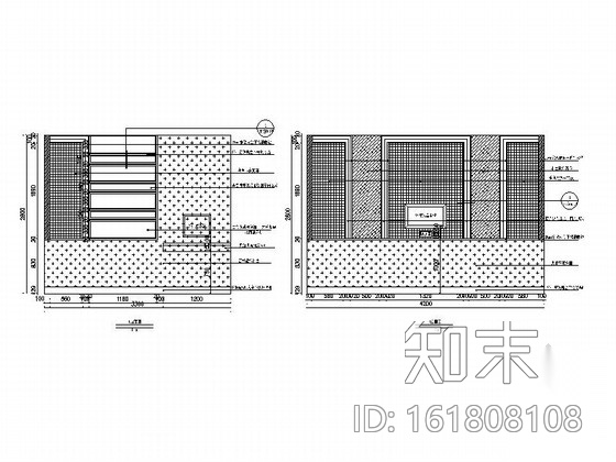 某KTV包厢室内装修图（含效果图）cad施工图下载【ID:161808108】