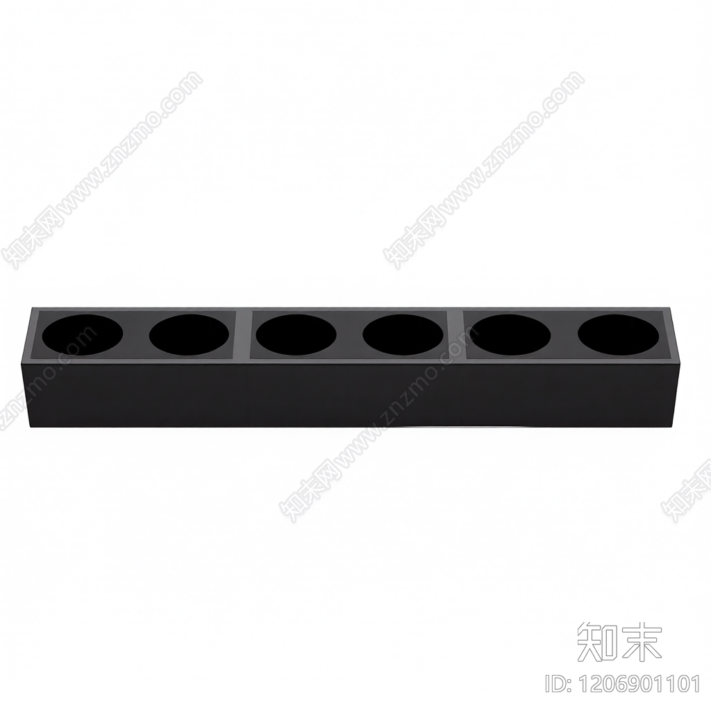 长条形灯槽组件3D模型下载【ID:1206901101】