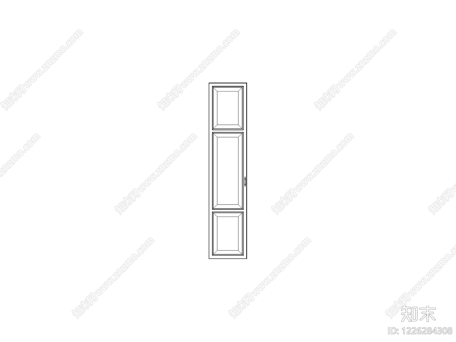 现代柜子CAD图纸