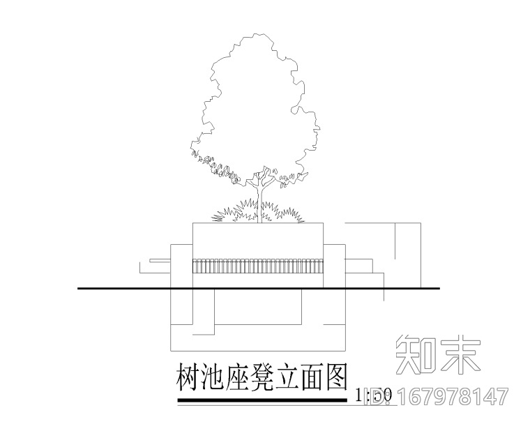 景观树池CAD详图cad施工图下载【ID:167978147】