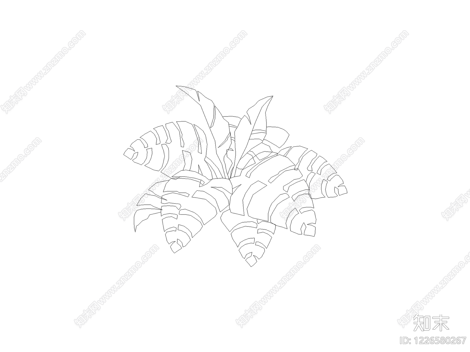 绿植cad施工图下载【ID:1226580267】