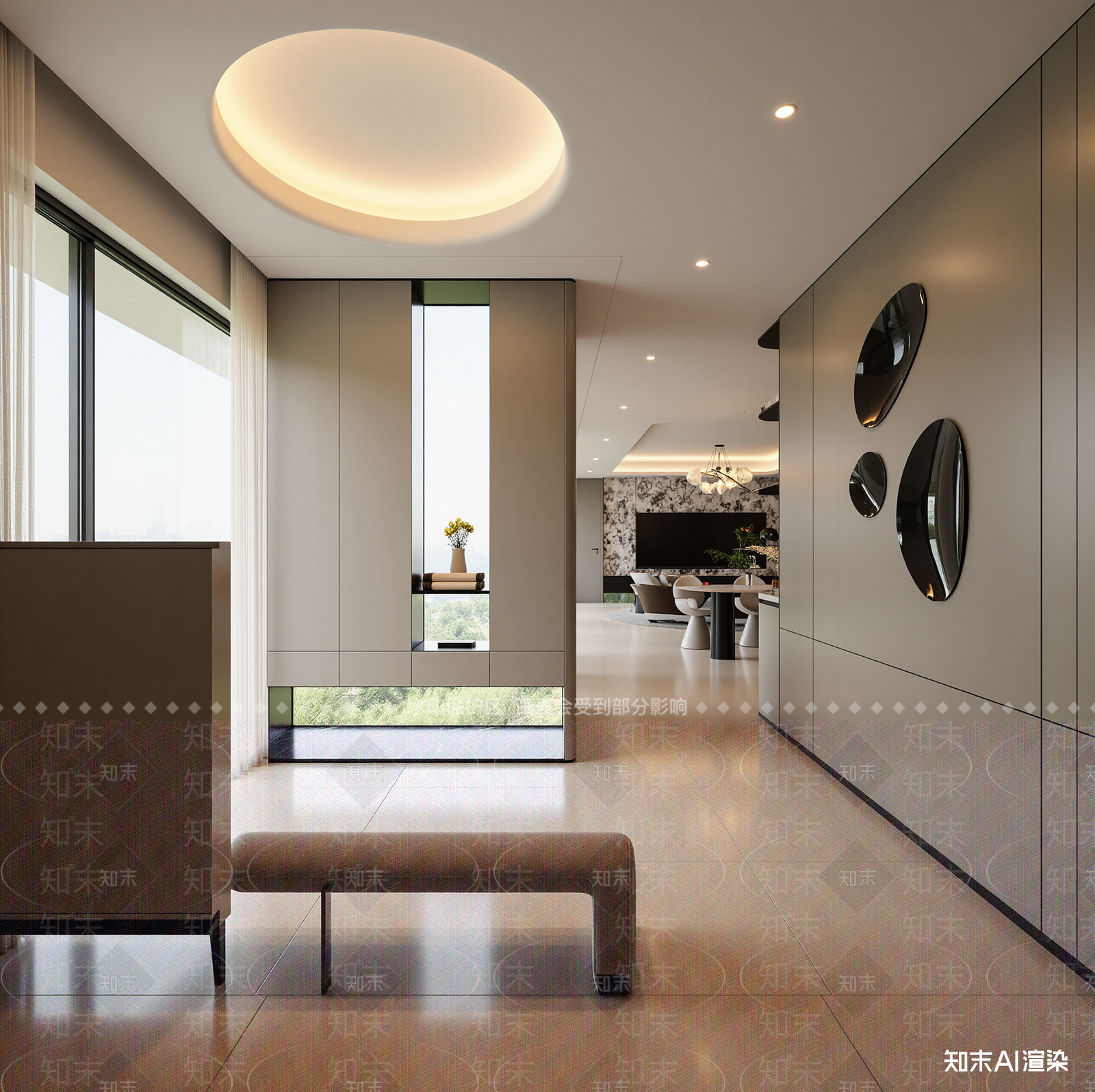 现代玄关3D模型下载【ID:1214970113】