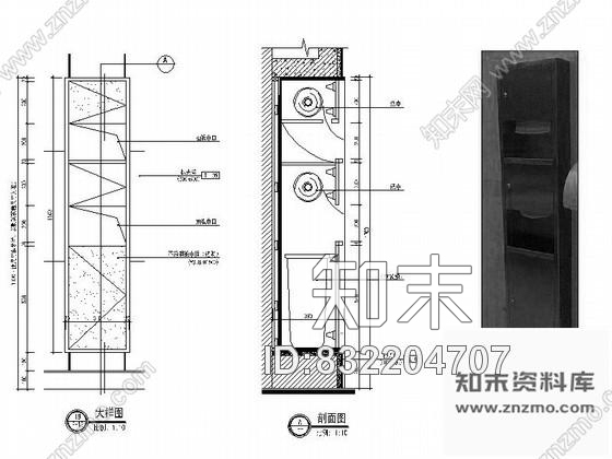 图块/节点酒店卫生间特色手纸箱详图cad施工图下载【ID:832204707】