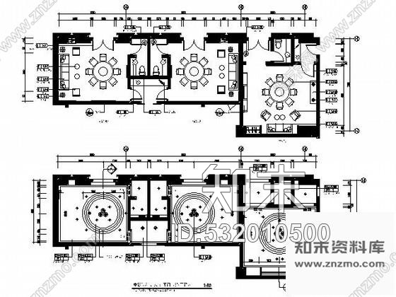 施工图五星酒店中餐小包间施工图cad施工图下载【ID:532010500】