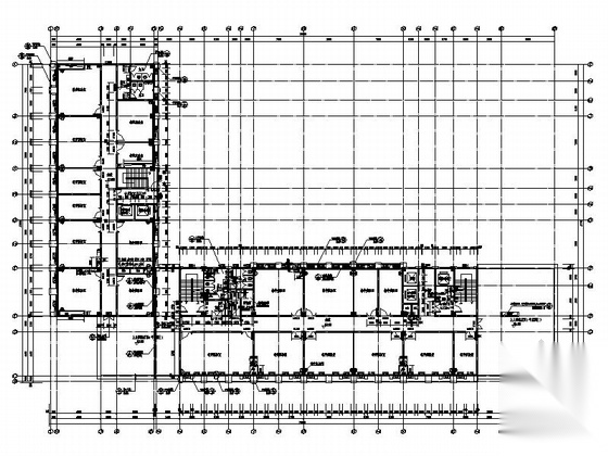 [重庆]知名大学院系高层办公楼建筑施工图cad施工图下载【ID:166552154】