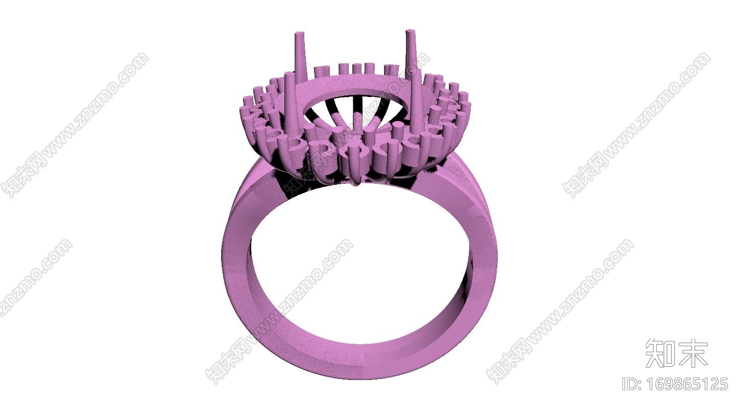 玉石鑽戒3d打印模型下载【ID:169865125】