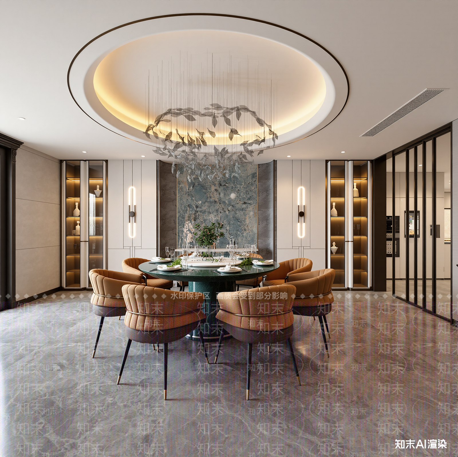 现代包厢3D模型下载【ID:1215115259】