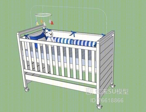 儿童床SU模型下载【ID:76618866】