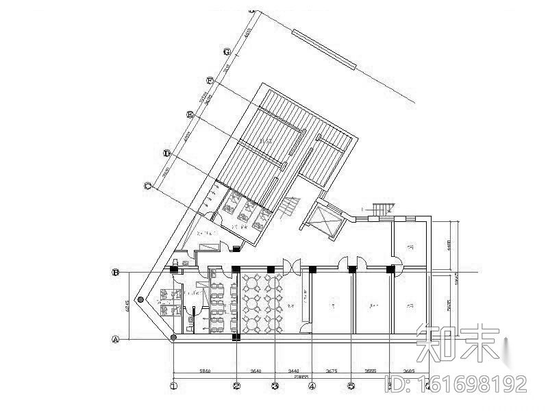 [哈尔滨]某宾馆装修图cad施工图下载【ID:161698192】