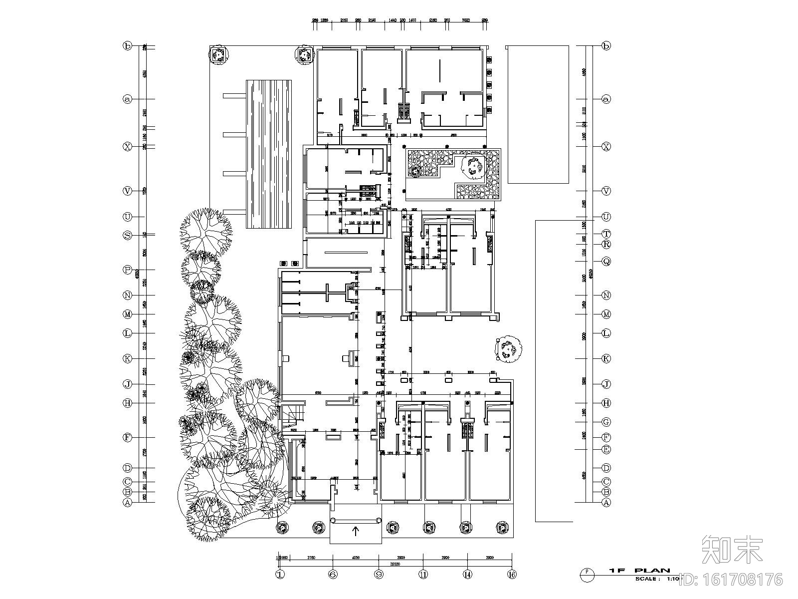 金螳螂丽江苏荷酒店施工图（带庭院景观）施工图下载【ID:161708176】