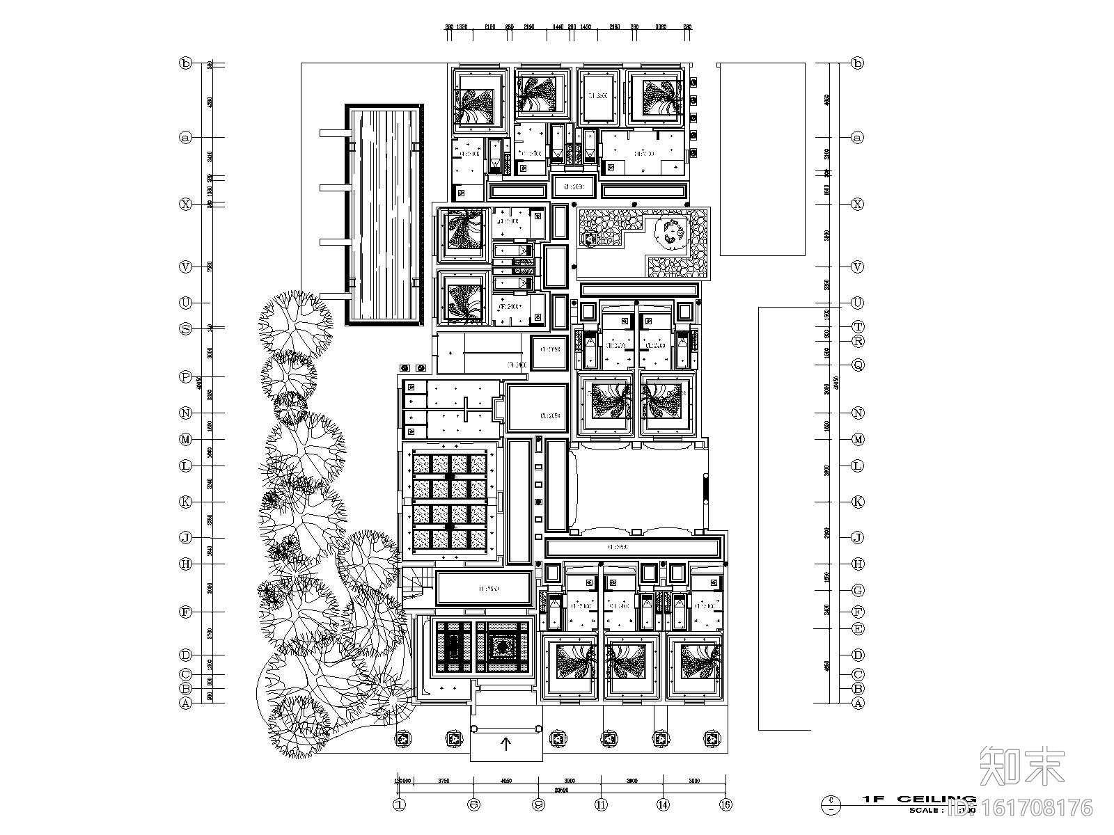 金螳螂丽江苏荷酒店施工图（带庭院景观）施工图下载【ID:161708176】