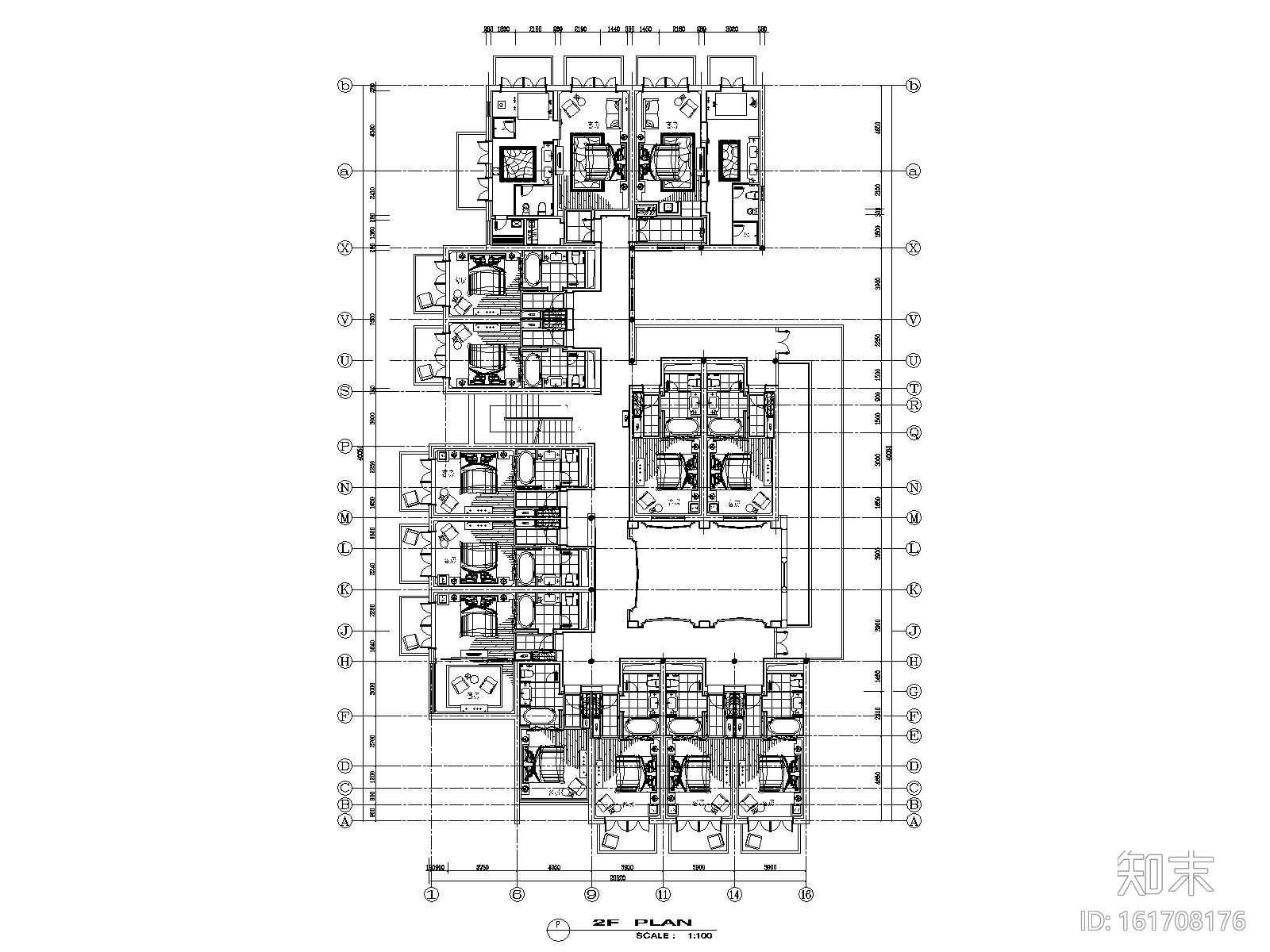 金螳螂丽江苏荷酒店施工图（带庭院景观）施工图下载【ID:161708176】