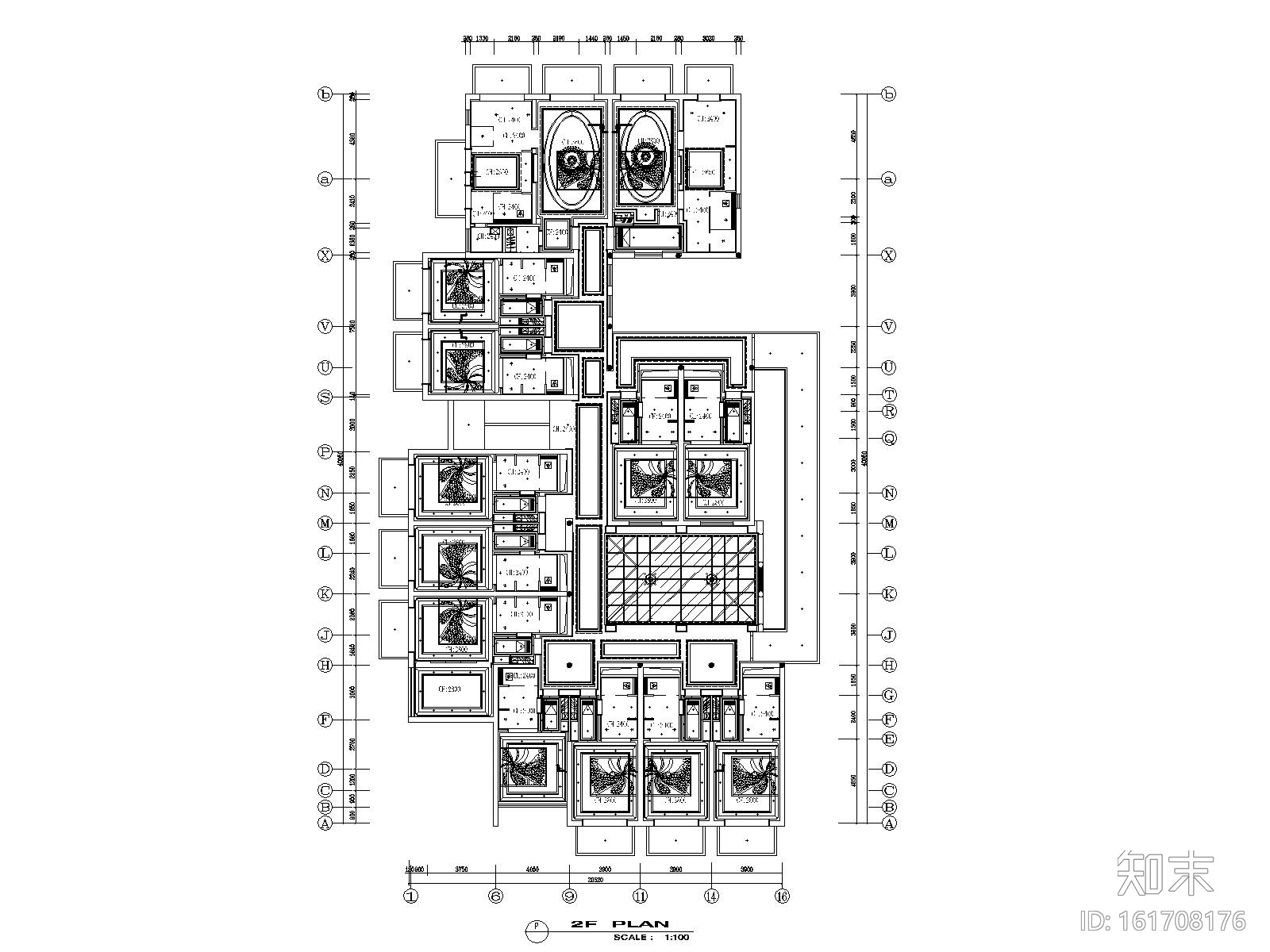 金螳螂丽江苏荷酒店施工图（带庭院景观）施工图下载【ID:161708176】