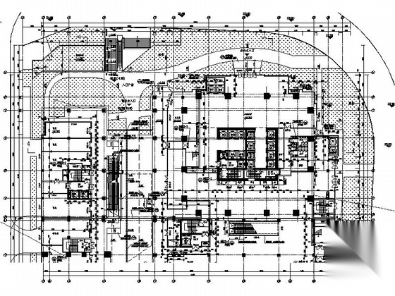 [重庆]某超高层商业综合楼建筑施工图（210米）cad施工图下载【ID:166706141】