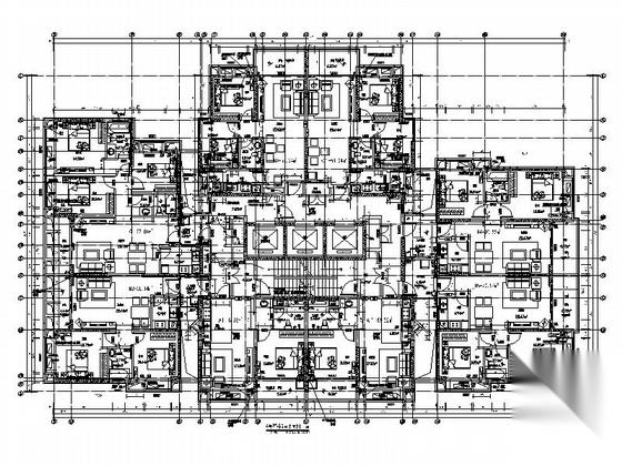 [重庆]某超高层商业综合楼建筑施工图（210米）cad施工图下载【ID:166706141】