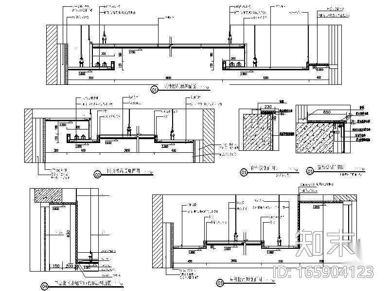 [北京]某国际医院医技楼室内装修竣工图（含效果）cad施工图下载【ID:165904123】