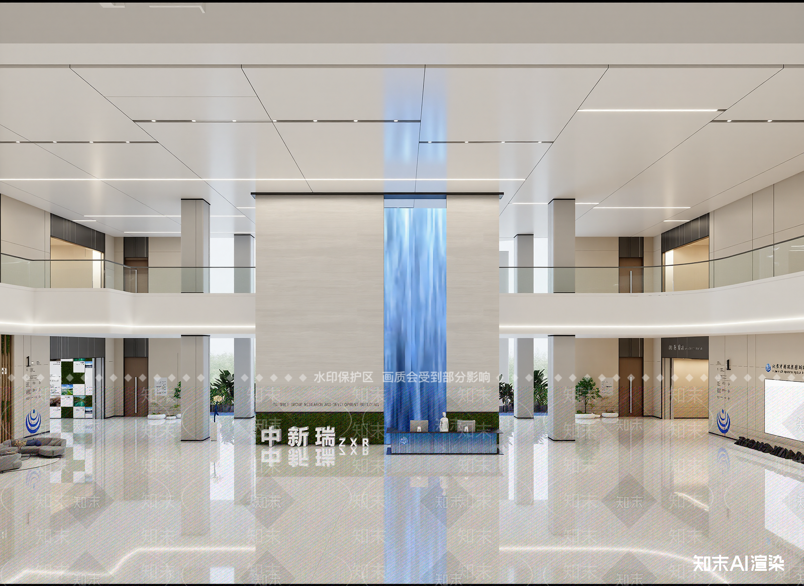 现代售楼处3D模型下载【ID:1214738739】