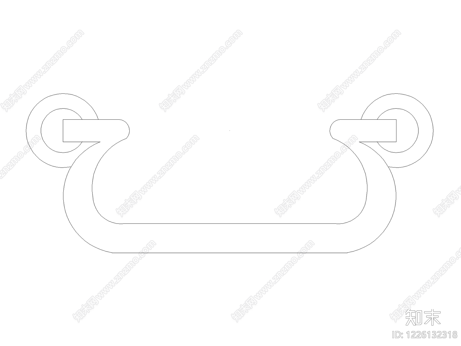 现代五金管件CAD图纸