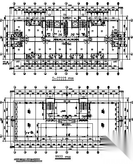 某十层商业用楼建筑施工图cad施工图下载【ID:149845154】