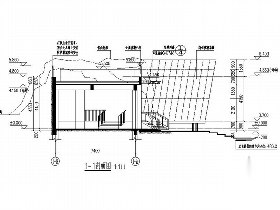 [四川]200平米小型茶室建筑设计施工图纸施工图下载【ID:160733105】