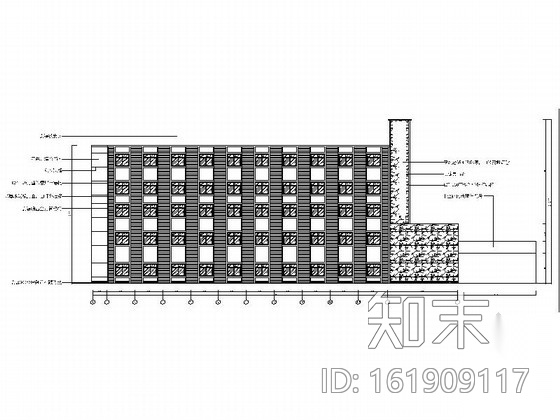 [湖北]高端现代商务酒店室内装修施工图（含效果）cad施工图下载【ID:161909117】