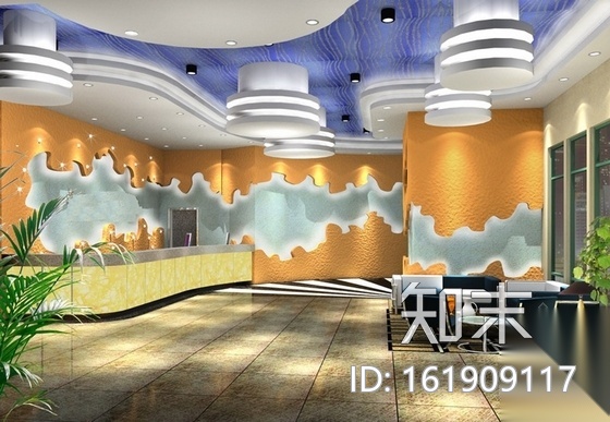 [湖北]高端现代商务酒店室内装修施工图（含效果）cad施工图下载【ID:161909117】
