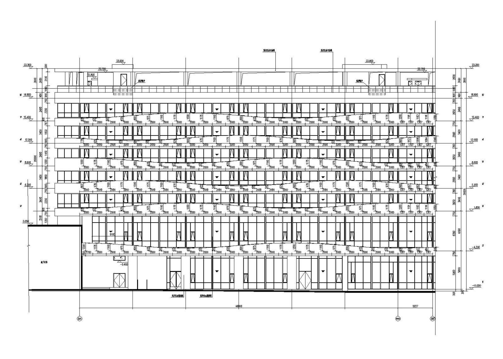 [贵州]中国铁建国际城小区设计建筑施工图cad施工图下载【ID:149858116】